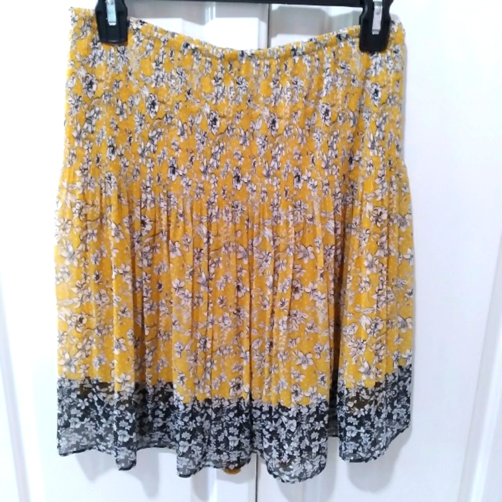 Max Studio Floral Print Skirt Sz S - Picture 2 of 8